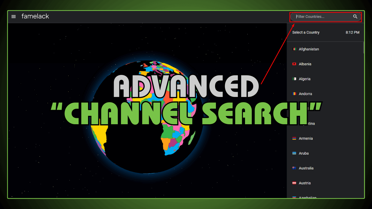Advanced Channel Search