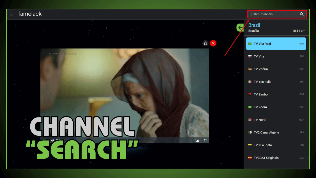 Channel Search