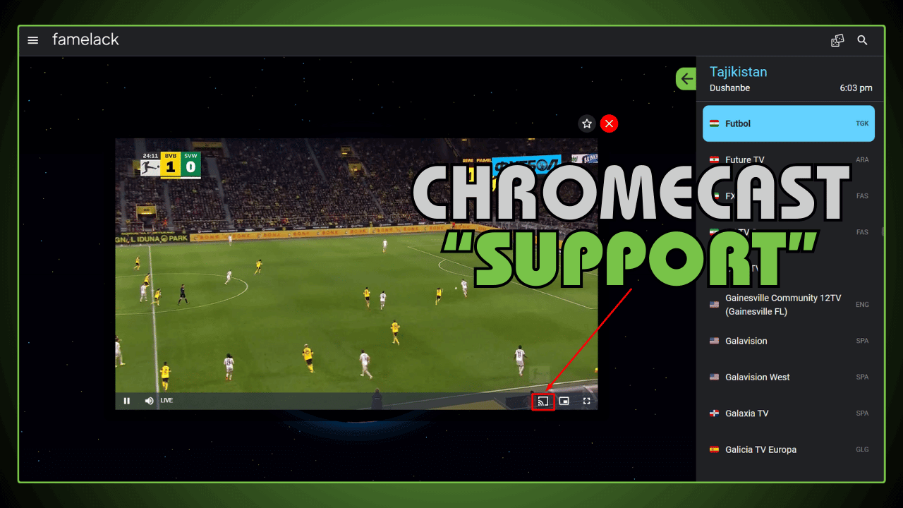 Chromecast Support