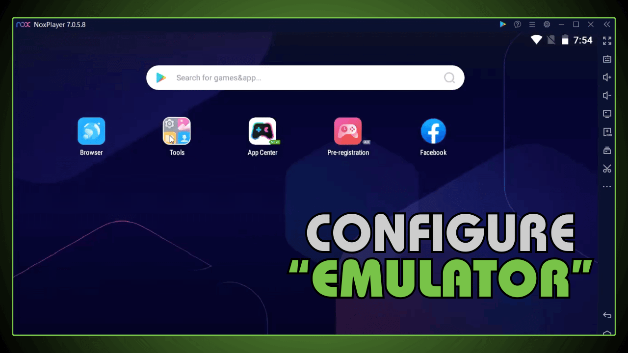 Configure Emulator