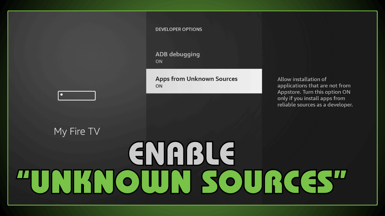 Enable Unknown Sources