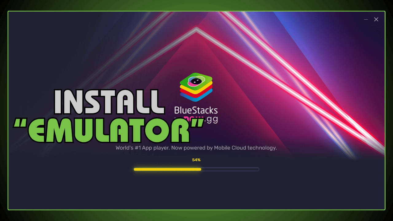 Install Emulator