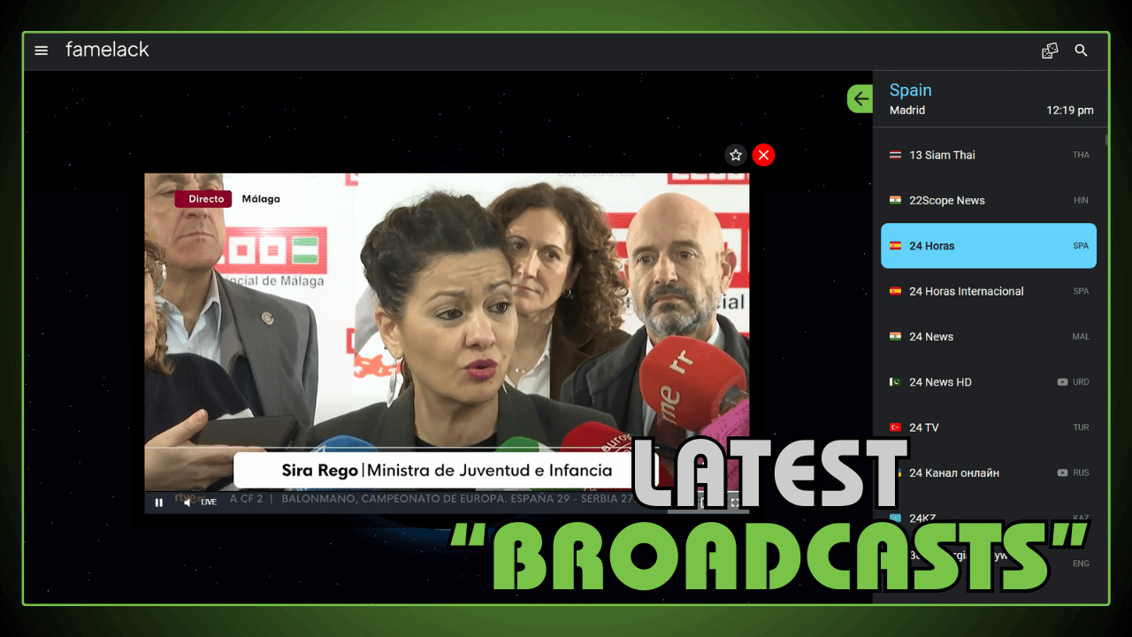 Latest Broadcasts