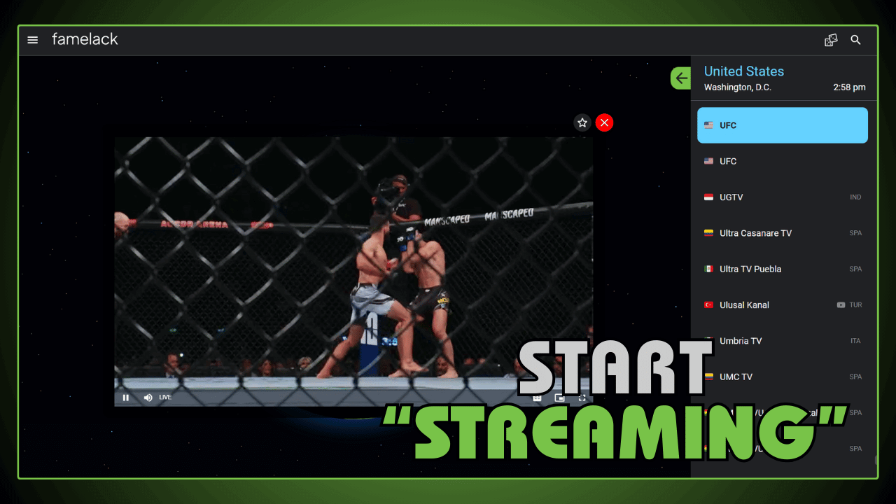 Start Streaming