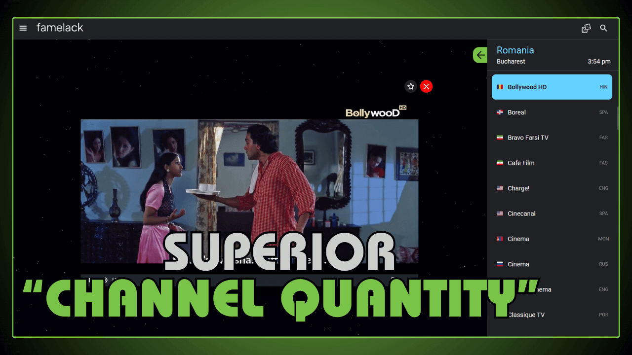 Superior Channel Quantity