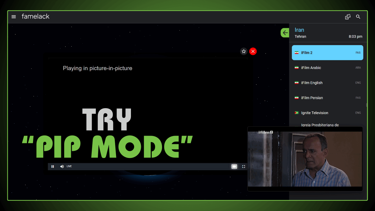 Try Picture-in-Picture Mode
