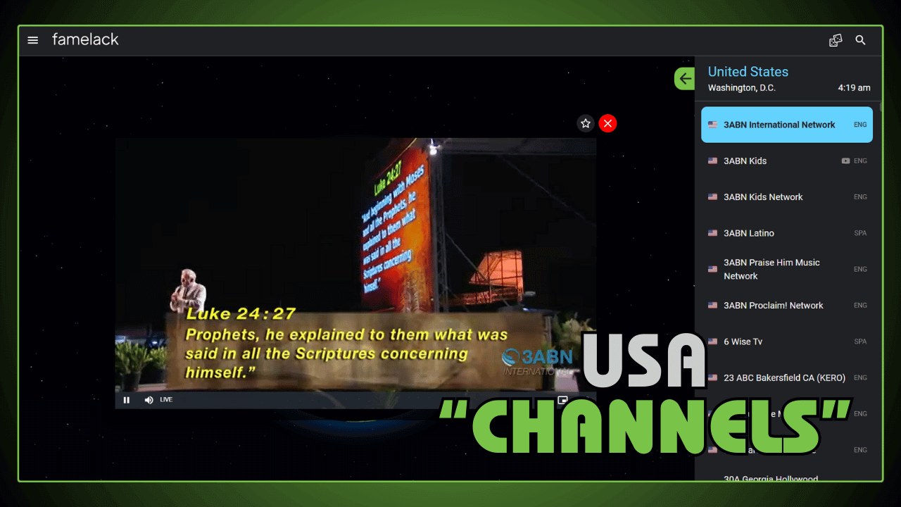 USA Channels