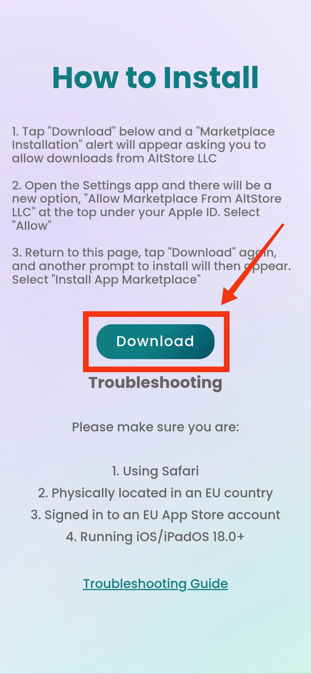Download AltStore on Computer
