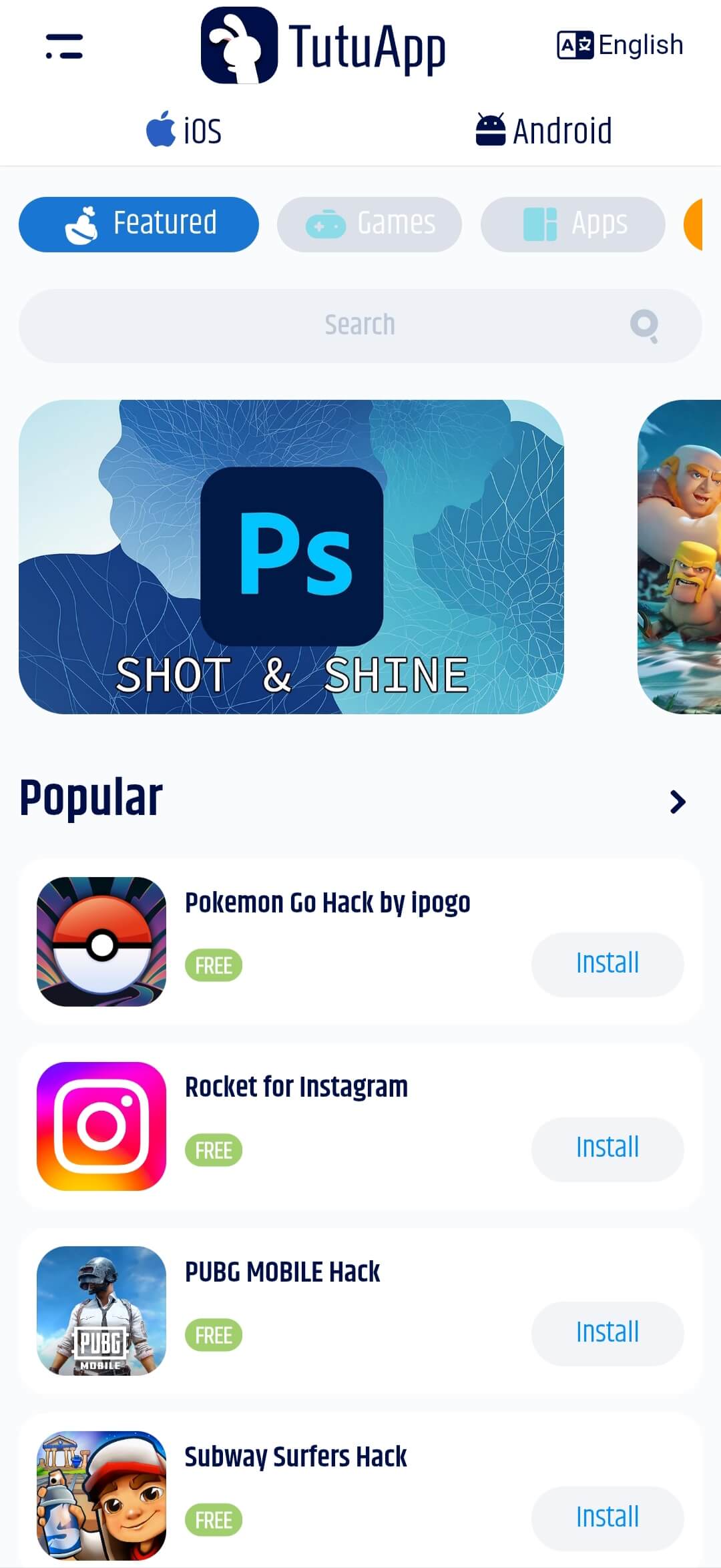 Open TutuApp Store