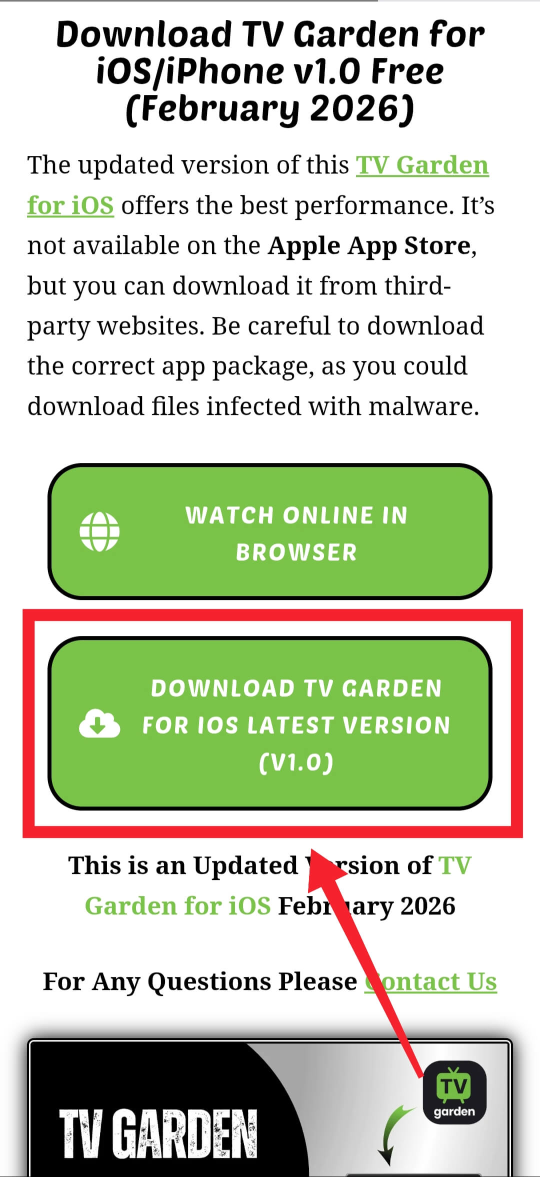 Download TV Garden IPA
