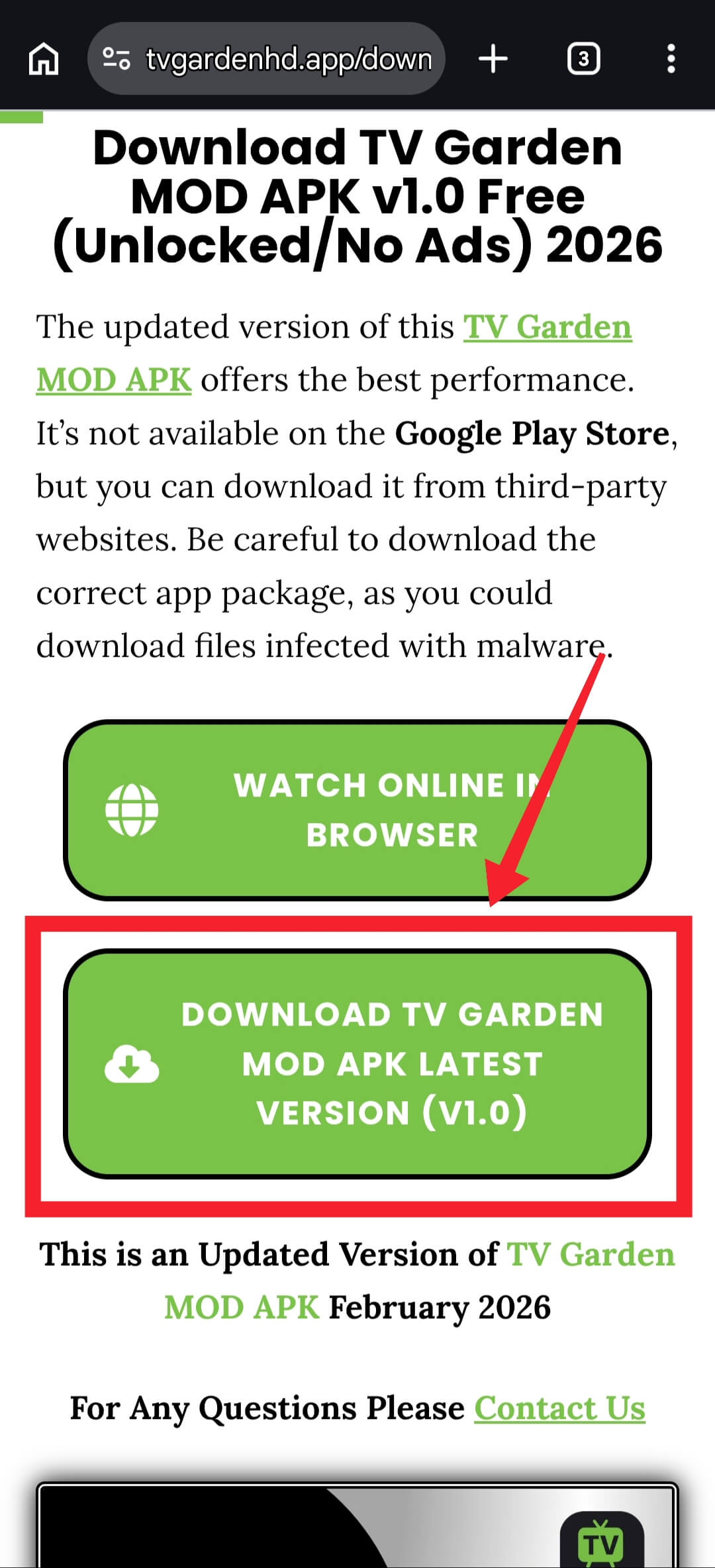 Download TV Garden MOD APK